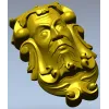 Baroque Grotesque Mask - STL 3D Model for CNC