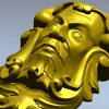 Baroque Grotesque Mask - STL 3D Model for CNC