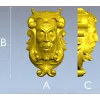 Baroque Grotesque Mask - STL 3D Model for CNC