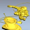 Soviet cosmonaut relief - STL 3D model for CNC