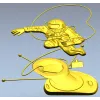 Soviet cosmonaut relief - STL 3D model for CNC
