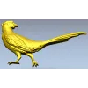 Pheasant bas-relief STL model for CNC