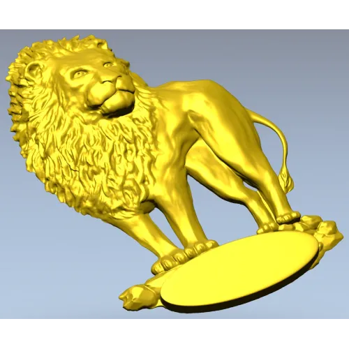 3D модель STL "Лев Лёва" - рельеф для ЧПУ