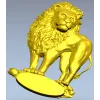 3D модель STL "Лев Лёва" - рельеф для ЧПУ