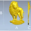 3D модель STL "Лев Лёва" - рельеф для ЧПУ