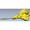 Рельефная 3D модель "Лежачий лев" для ЧПУ - STL файл