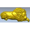 Барельеф лежачего льва - STL модель для ЧПУ