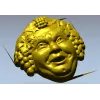 Виноградный лик - 3D модель для фрезеровки (STL)