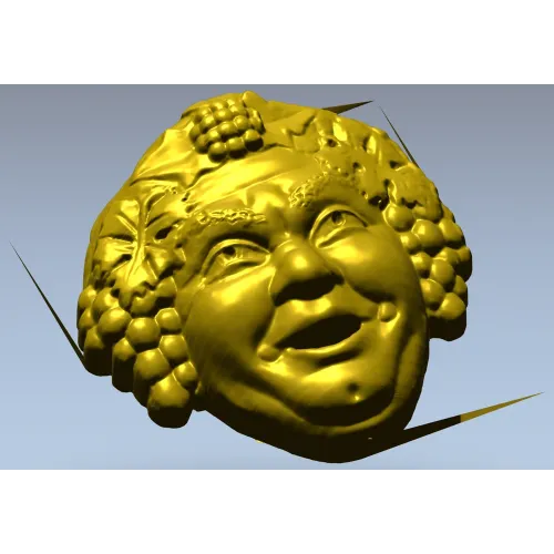 Виноградный лик - 3D модель для фрезеровки (STL)
