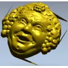 Виноградный лик - 3D модель для фрезеровки (STL)