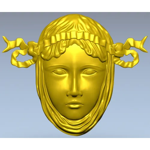Античная лицевая маска - 3D модель STL для ЧПУ