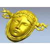 Античная лицевая маска - 3D модель STL для ЧПУ