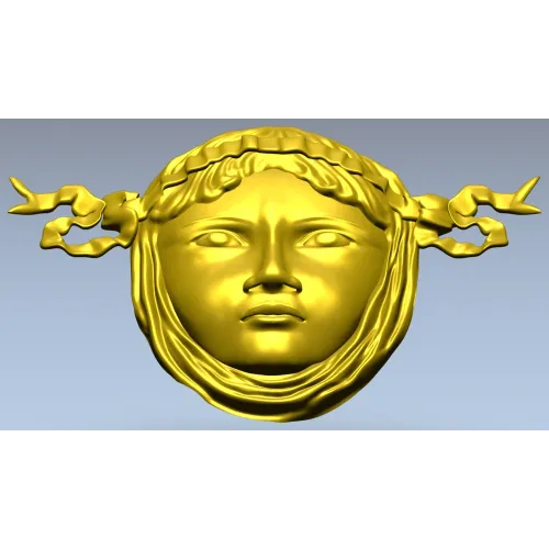 Античная лицевая маска - 3D модель STL для ЧПУ