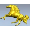 Рельефный конь в галопе - 3D модель в формате STL для ЧПУ