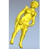 Classical Archer bas-relief STL for CNC milling