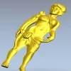 Classical Archer bas-relief STL for CNC milling