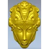 Декоративная маска в стиле барокко - 3D модель STL для ЧПУ
