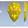Декоративная маска в стиле барокко - 3D модель STL для ЧПУ