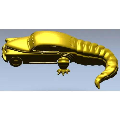 STL модель "РетроСкорпион" - 3D модель stl для ЧПУ