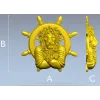 Капитан-Лев - 3D модель STL для ЧПУ, барельефный морской декор