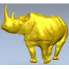 stl модель носорога - детализированная 3D модель для ЧПУ