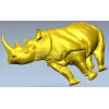 stl модель носорога - детализированная 3D модель для ЧПУ