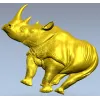 stl модель носорога - детализированная 3D модель для ЧПУ