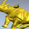 stl модель носорога - детализированная 3D модель для ЧПУ