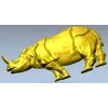 Рельефный носорог - 3D модель STL для ЧПУ