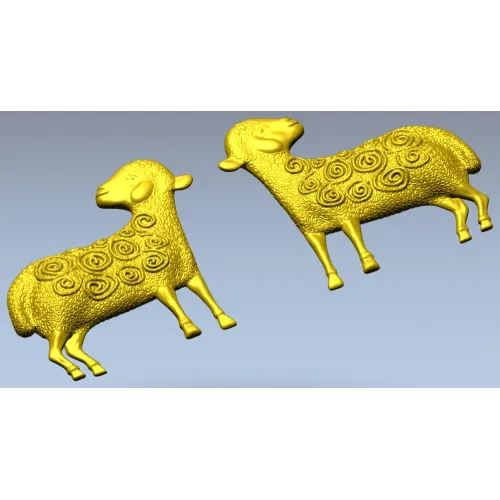 Овечка-узорник - 3D модель STL для ЧПУ