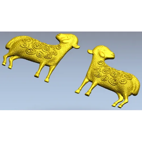 Овечка-узорник - 3D модель STL для ЧПУ