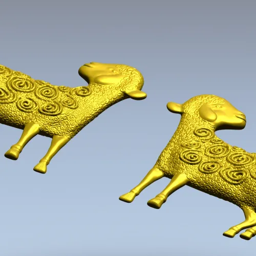 Овечка-узорник - 3D модель STL для ЧПУ