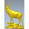 Благородный олень - 3D STL модель для ЧПУ
