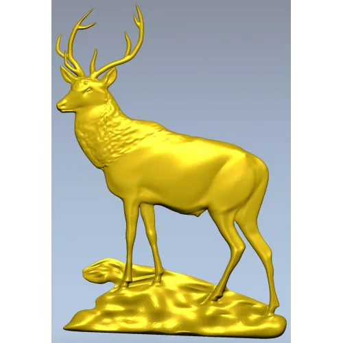 Благородный олень - 3D STL модель для ЧПУ