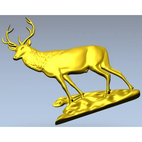 Благородный олень - 3D STL модель для ЧПУ