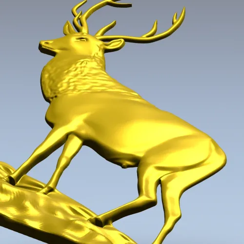 Благородный олень - 3D STL модель для ЧПУ