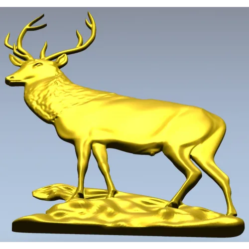Благородный олень - 3D STL модель для ЧПУ