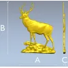 Благородный олень - 3D STL модель для ЧПУ