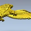 Soaring Eagle STL relief for CNC carving