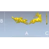 Охота на оленя - рельефная 3D модель STL для ЧПУ