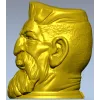 3D модель STL - Бородач-охотник (бюст)
