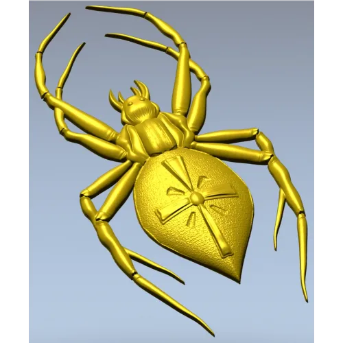 3D модель STL "Крестовик" - рельефный паук для ЧПУ