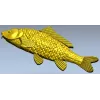 Рельефный карп для фрезеровки - STL 3D модель