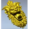 Mythic Chimera Head STL - High-Relief 3D Model for CNC