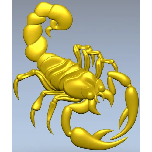 Scorpion 3D model STL for CNC router - Regal Scorpion
