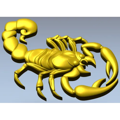 Scorpion 3D model STL for CNC router - Regal Scorpion