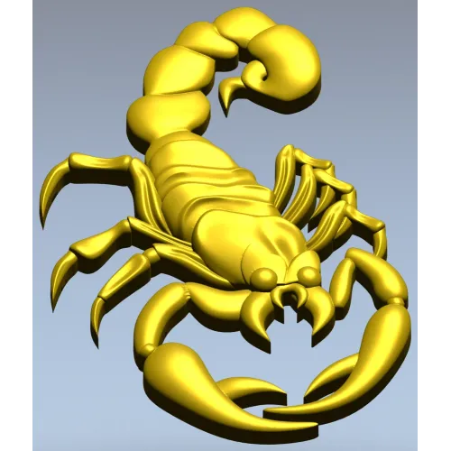 Scorpion 3D model STL for CNC router - Regal Scorpion