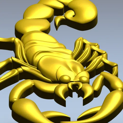 Scorpion 3D model STL for CNC router - Regal Scorpion