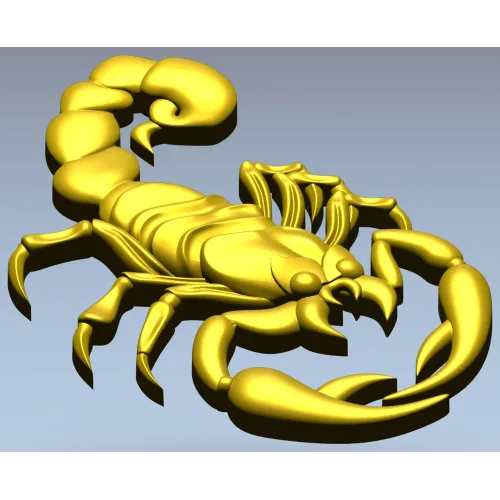 Scorpion 3D model STL for CNC router - Regal Scorpion