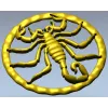 Скорпион в круге - 3D модель в формате STL для ЧПУ